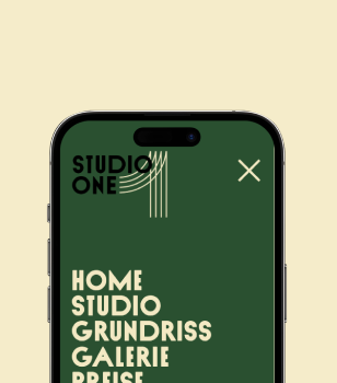 Webdesign für Studio One Hamburg – gestaltet von twotype design
