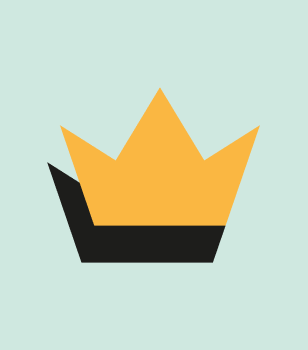 Von twotype entworfene Illustration einer Krone