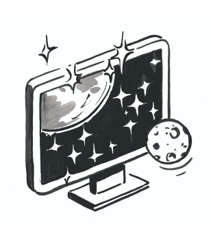 Von twotype entworfene Illustration eines Bildschirms