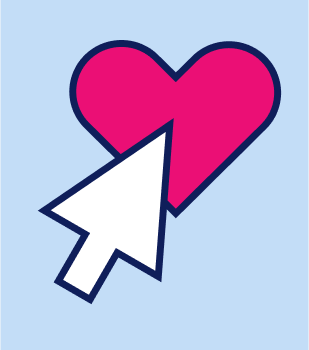 Ein Icon auf der Website