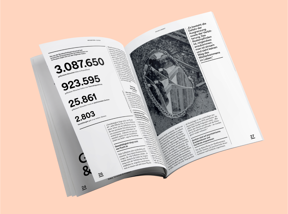 Doppelseite WEISSER RING Magazin