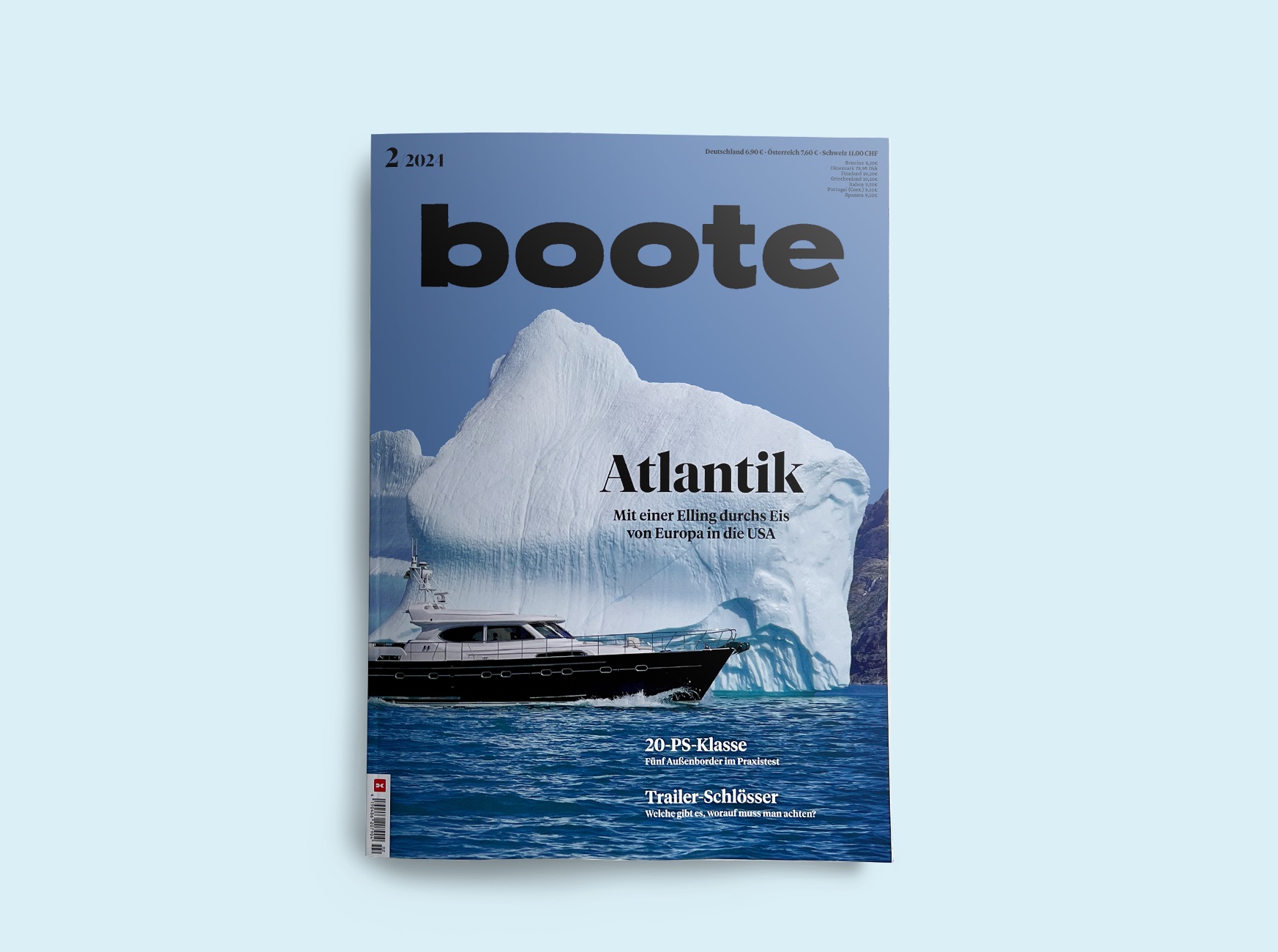 Cover des von twotype redesignten boote Magazins Ausgabe 2/2024