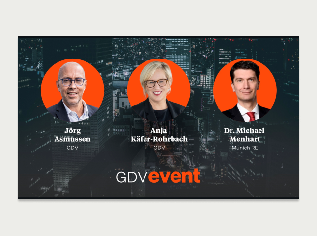 Von twotype entworfenes Design für ein GDV Event