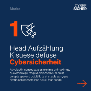Von twotype design entworfene Vorlage für GDV Social Media Postings