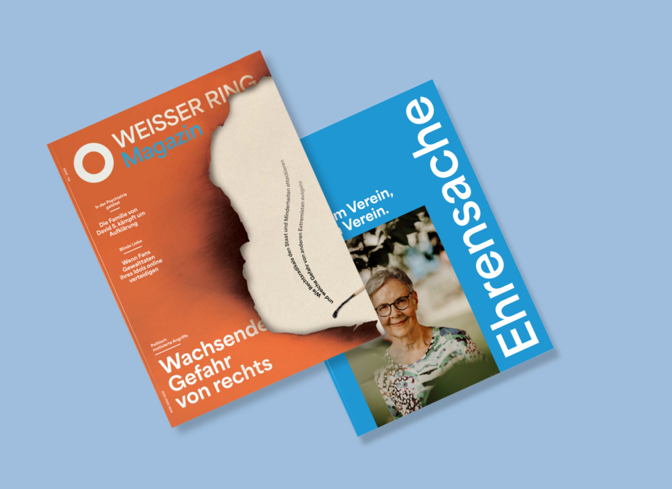 Das Cover von dem WEISSER RING Magazin 03/2025