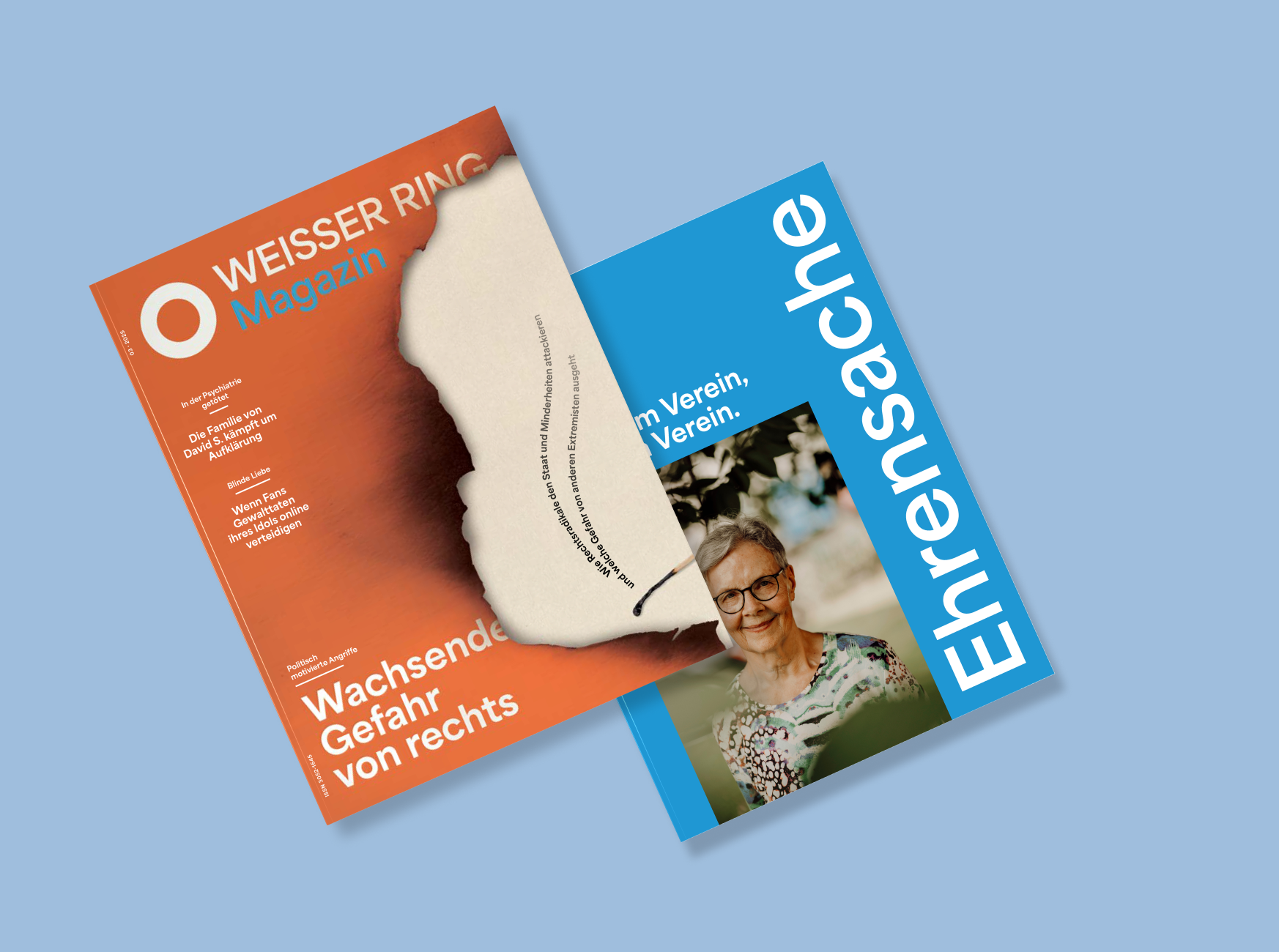 Das Cover von dem WEISSER RING Magazin 03/2025