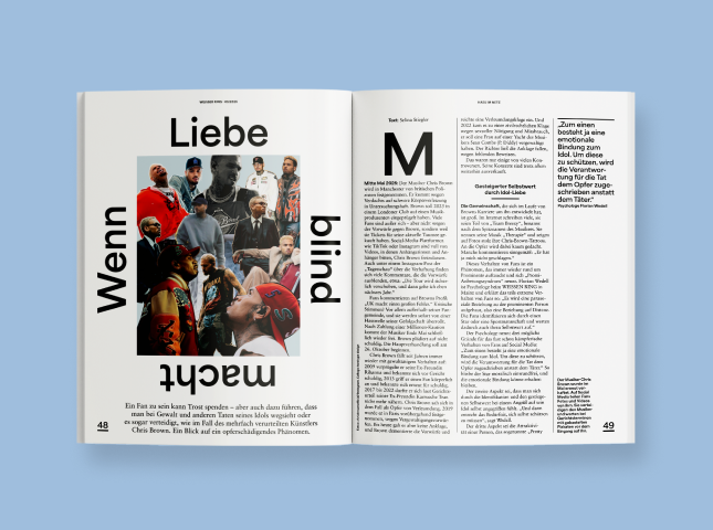 Eine Doppelseite aus WEISSER RING Magazin 03/2025