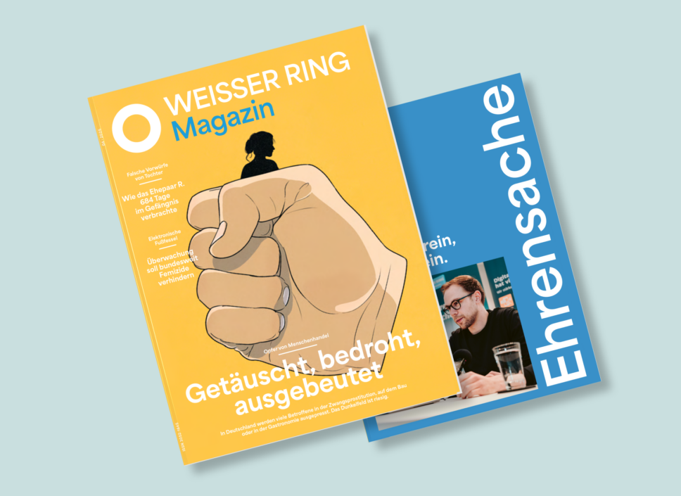 Cover von WEISSER RING Magazin 04/2025