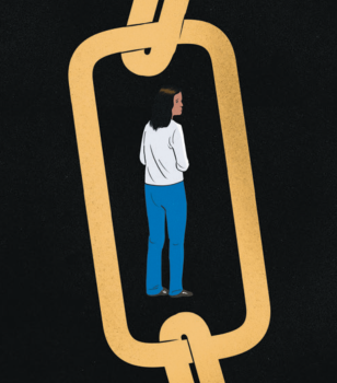 Detailansicht einer Illustration